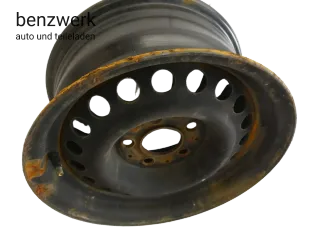 Mercedes W108 W107 W116 1x Felge Stahlfelge 6,5x14 ET30 1084000802 - Bild 2