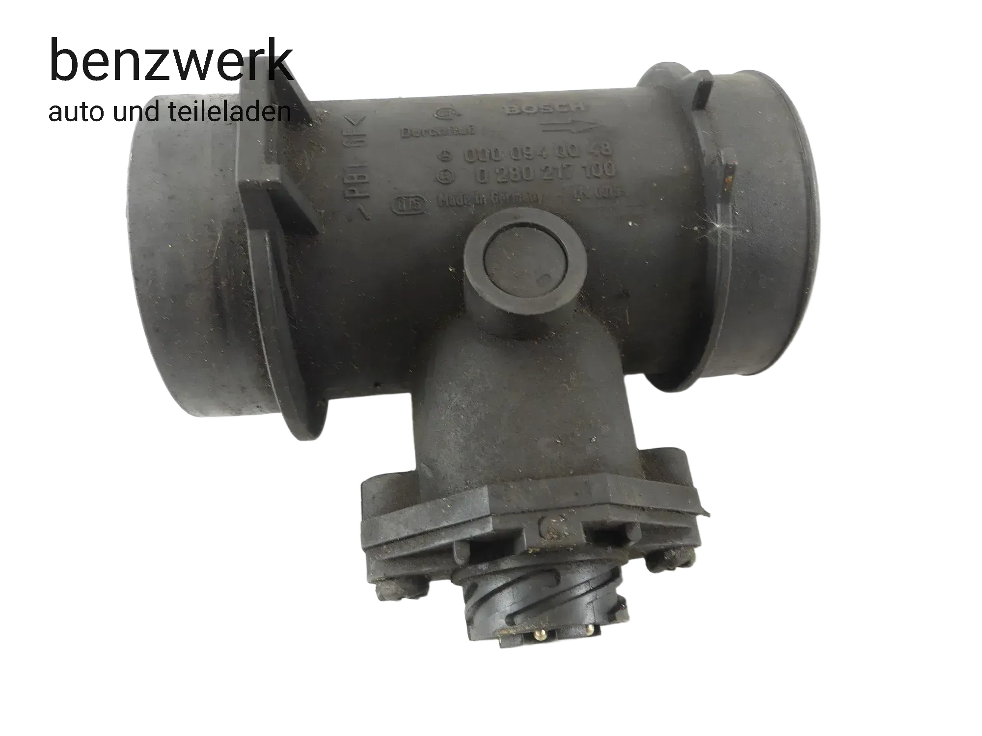 Mercedes W124 M111 220 200 LMM Luftmassenmesser BOSCH 0000940048 0280217100 - Bild 1