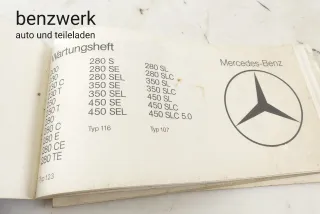 Mercedes W123 R107 W116 Serviceheft Checkheft Bordbuch 1235848995 ✔️ - Bild 2
