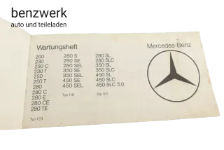 Mercedes W123 R107 W116 Serviceheft Checkheft Bordbuch 1235848995 ✔️ - Bild 2