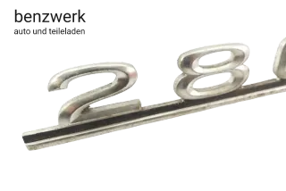Mercedes W123 Emblem Typenschild Heckklappe 280E 1238170815 ✔️ - Bild 2