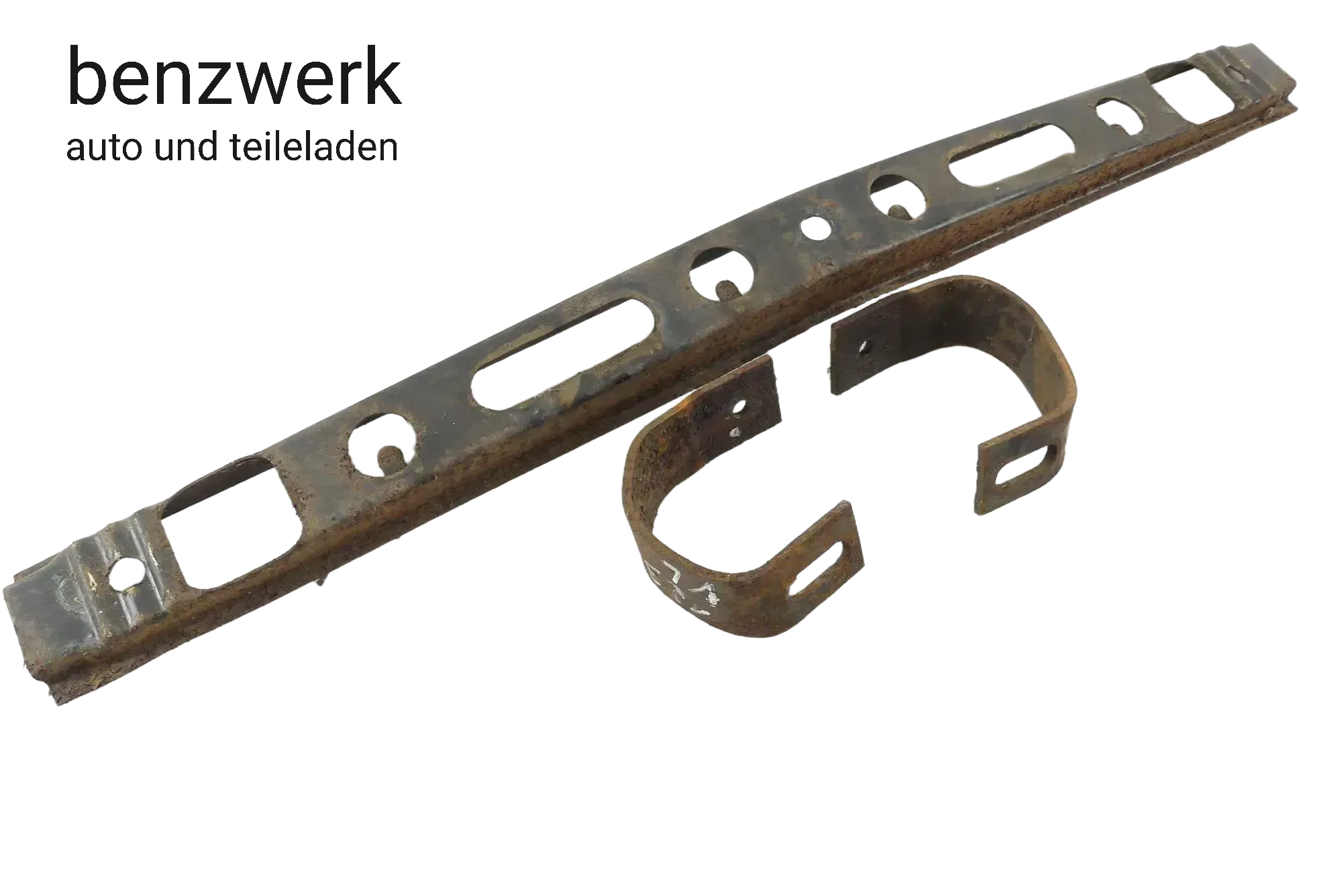 Mercedes W123 Halter Set Verstärkung Stoßstange vorne 1238850516 ✔️ - Bild 1