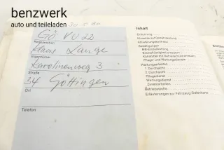 Mercedes W123 Diesel Serviceheft Checkheft Bordbuch 1235844693 ✔️ - Bild 3