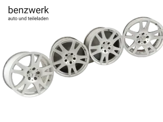 Mercedes CLS W219 4x Alufelge 8,5x17 ET18 + ET28 2194010702 2194010002 ✔️ - Bild 1