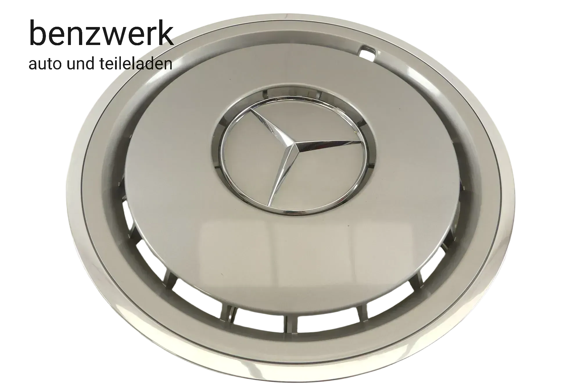 Mercedes W201 W124 1x Radkappe 15 Zoll Chromrand NEU ORIGINAL NOS 1244010924 ✔️ - Bild 1