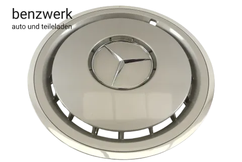 Mercedes W201 W124 1x Radkappe 15 Zoll Chromrand NEU ORIGINAL NOS 1244010924 ✔️