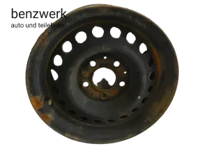 Mercedes W108 W107 W116 1x Felge Stahlfelge 6,5x14 ET30 1084000802 - Bild 1