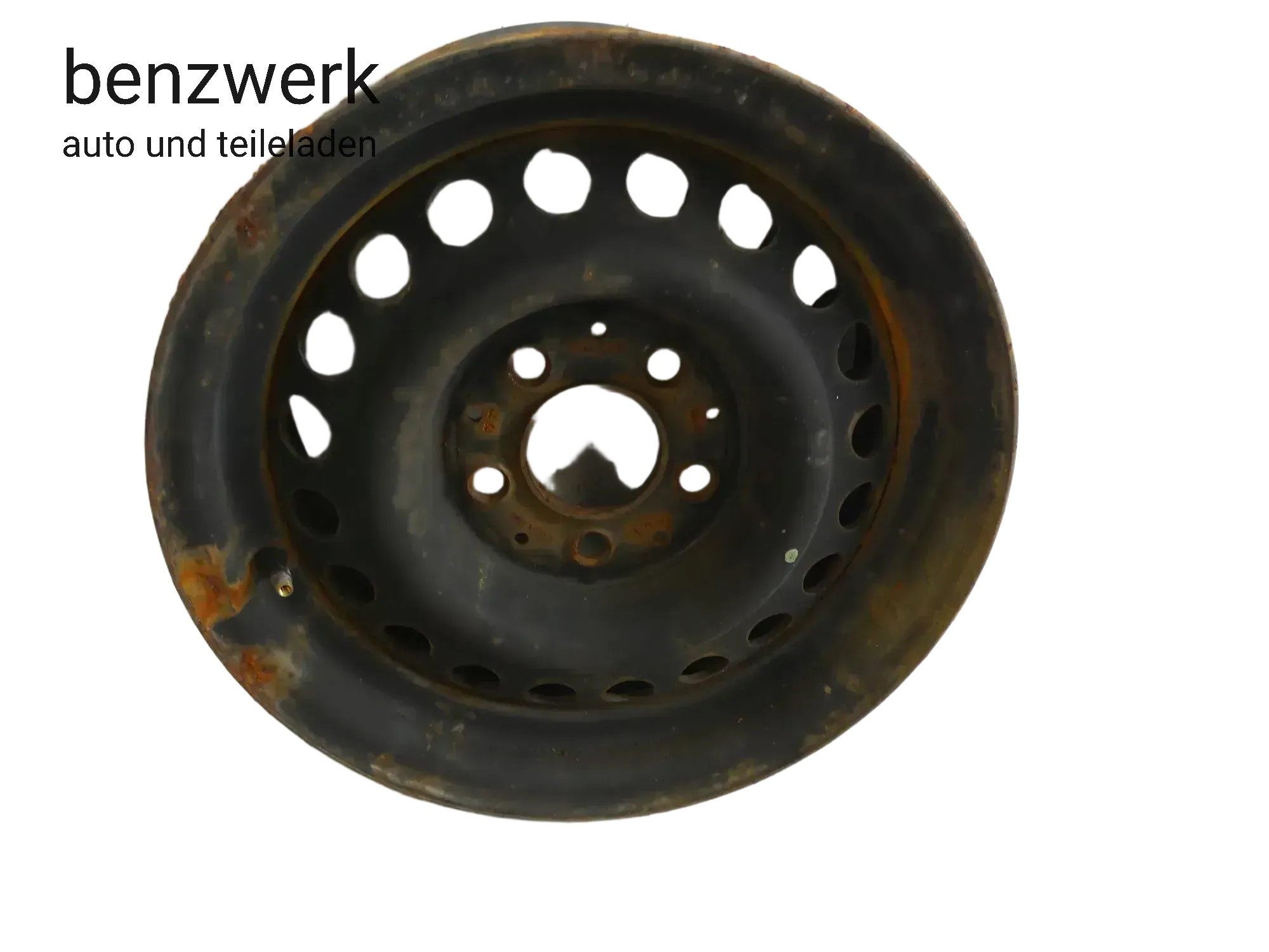 Mercedes W108 W107 W116 1x Felge Stahlfelge 6,5x14 ET30 1084000802 - Bild 1