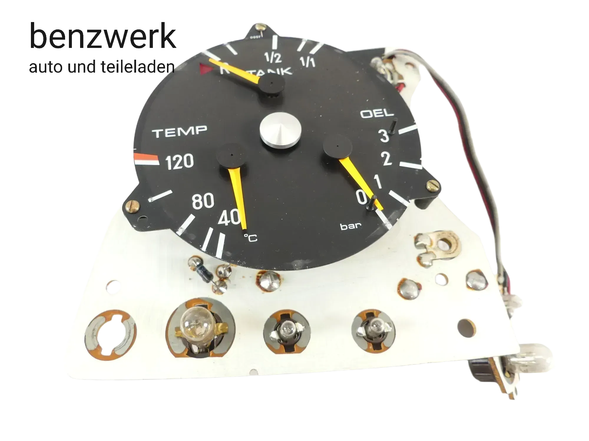 Mercedes W123 Instrument links Kombiinstrument Tank Temp Öl 0035401747  ✔️ - Bild 1