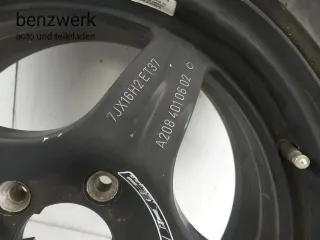 Mercedes CLK W208 Reserverad Alufelge 7x16 ET37 mit 225/55R16 2084010602 ✔️ - Bild 2