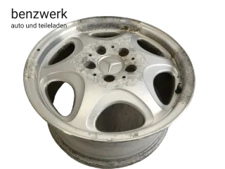 Mercedes W140 1x Alufelge 7,5x16 ET51 1404011402 ✔️ - Bild 1