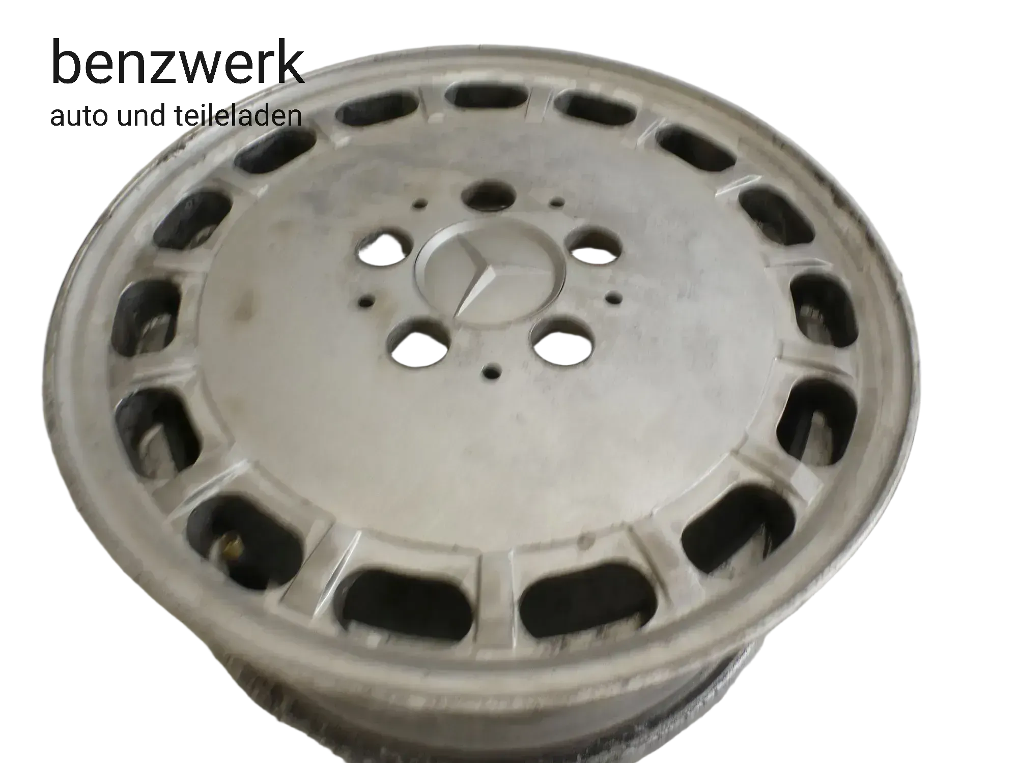 Mercedes W124 1x Felge Alufelge 6,5x15 ET49 Gullideckel ORIGINAL 1244001802 ✔️ - Bild 1