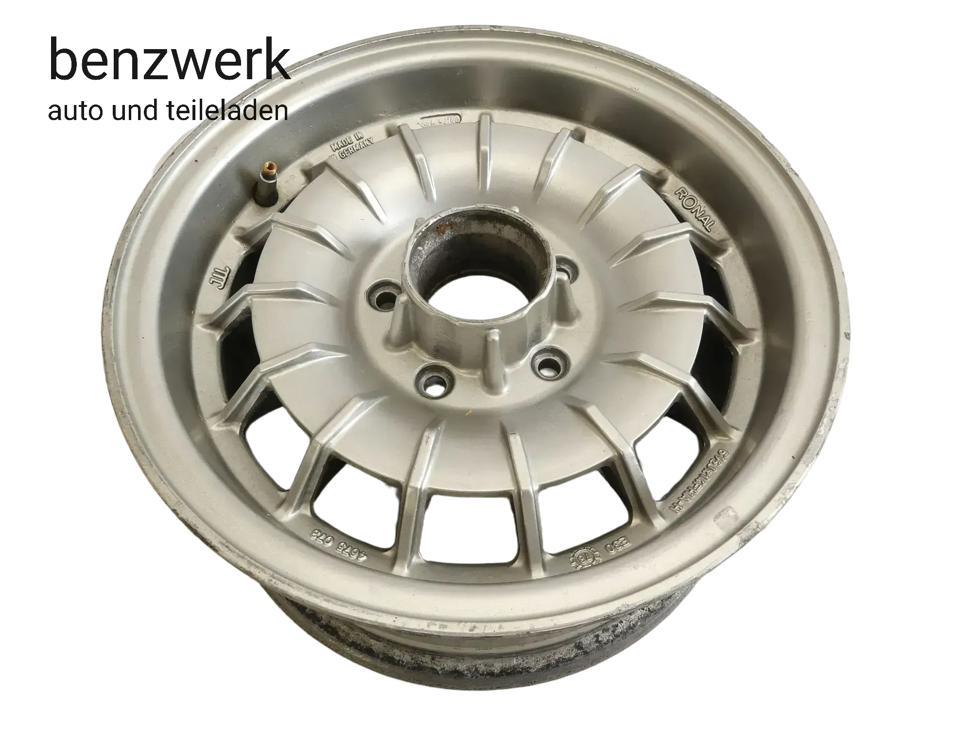 Mercedes W126 R107 1x Ronal Alufelge Barockfelge 6,5x14 ET30 KBA40162 - Bild 1