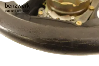Mercedes W124 W140 W202 Lenkrad Leder schwarz ab 08/93 ORIGINAL 390mm✔️ - Bild 4