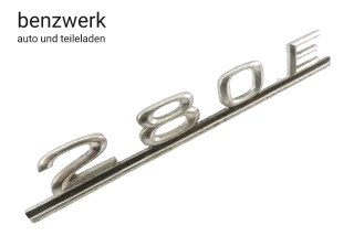 Mercedes W123 Emblem Typenschild Heckklappe 280E 1238170815 ✔️ - Bild 1