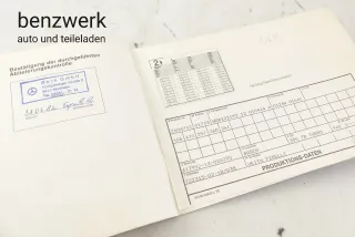 Mercedes W123 Diesel Serviceheft Checkheft Bordbuch 1235846893 ✔️ - Bild 7