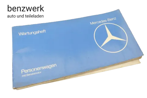 Mercedes W123 R107 W116 Serviceheft Checkheft Bordbuch 1235848995 ✔️