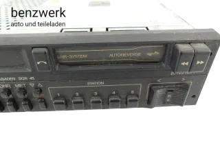 Oldtimer Youngtimer Autoradio Kassette Blaupunkt Wiesbaden SQR45 ✔️ - Bild 3