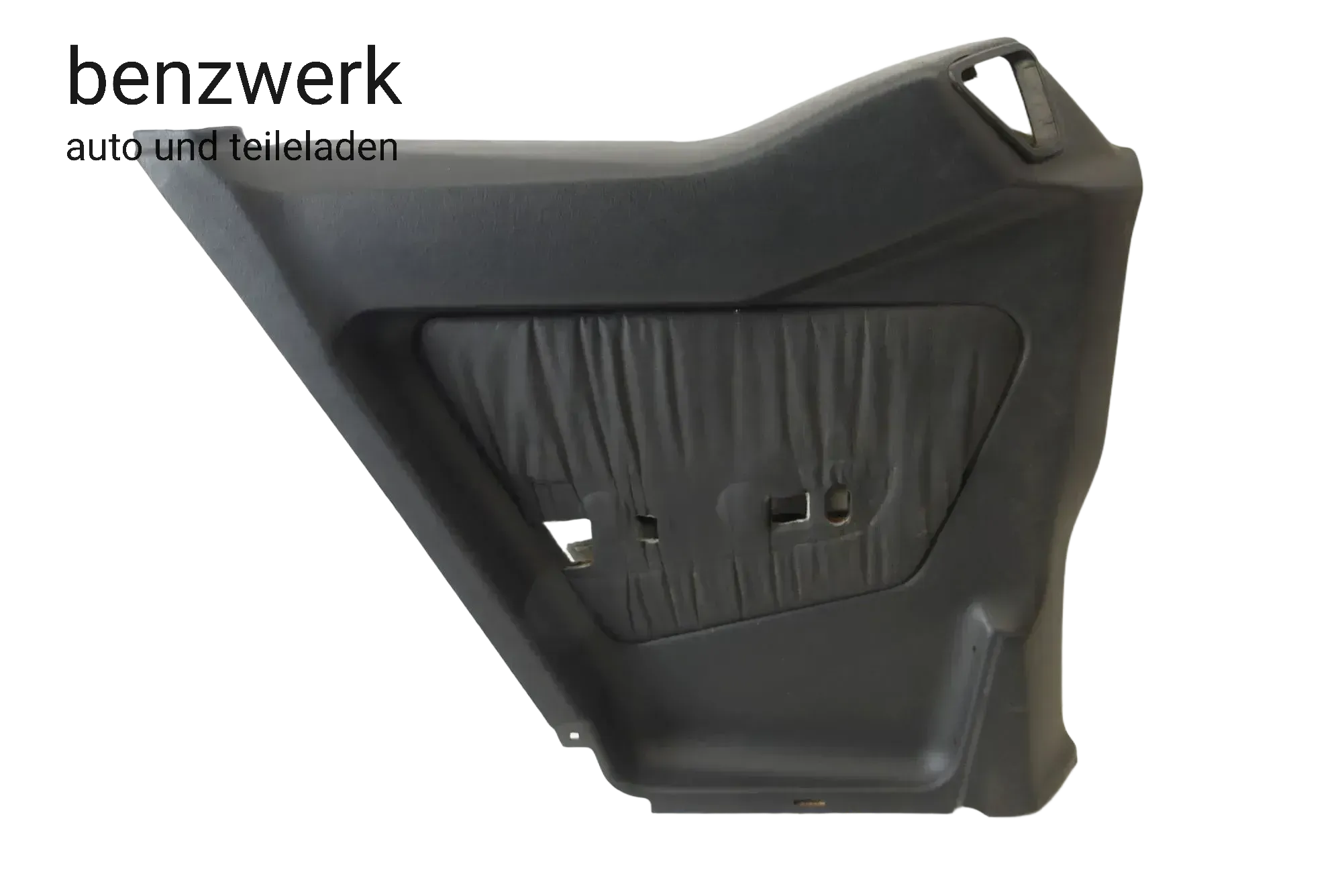 Mercedes W124 Coupe C124 Mopf1 Seitenverkleidung hinten links Leder schwarz ✔️ - Bild 1