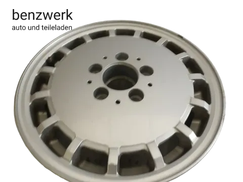 Mercedes W124 1x Alufelge Gullideckel 6,5Jx15 ET48 ORIGINAL 1244010802