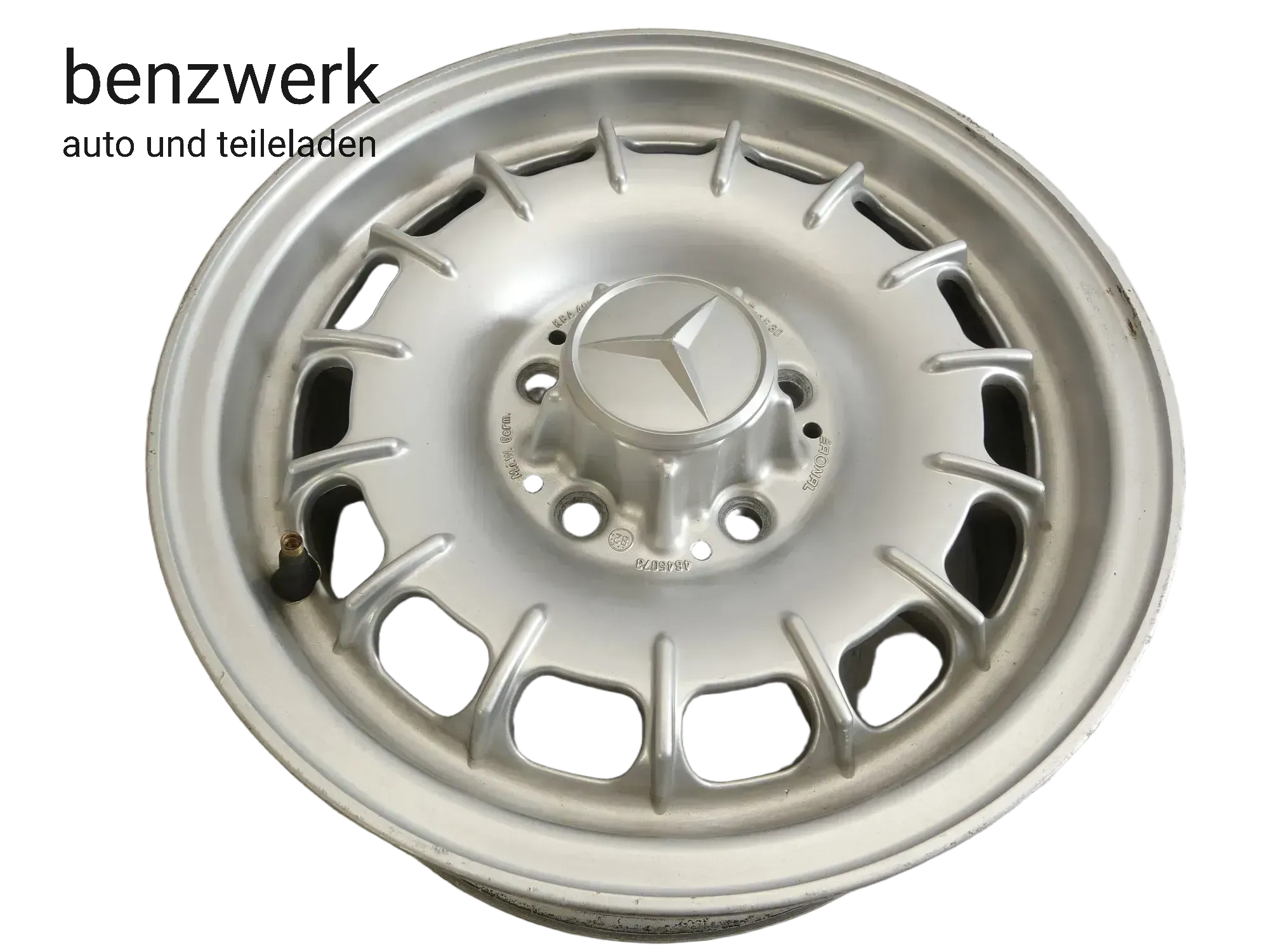 Mercedes W123 W114 1x Ronal Alufelge Barockfelge 6x14 ET30 KBA40383 - Bild 1