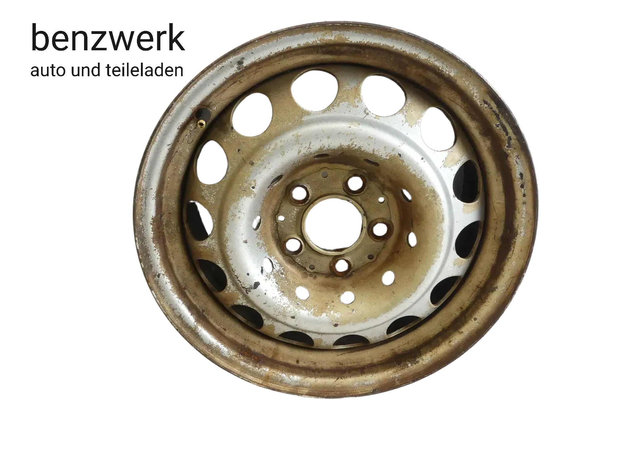 Mercedes W140 1x Stahlfelge ORIGINAL 7,5x16 ET51 1404000802 ✔️ - Bild 1