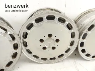Mercedes W124 4x Alufelge Gullideckel 6,5x15 ET49 ORIGINAL 1244001802 ✔️ - Bild 3