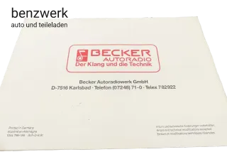 Becker Radio Europa 2000 Typ 1100 Bedienungsanleitung ✔️ - Bild 3