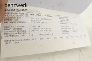 Mercedes W202 W208 Serviceheft Checkheft Wartungsheft 2085840093 ✔️ - Bild 4