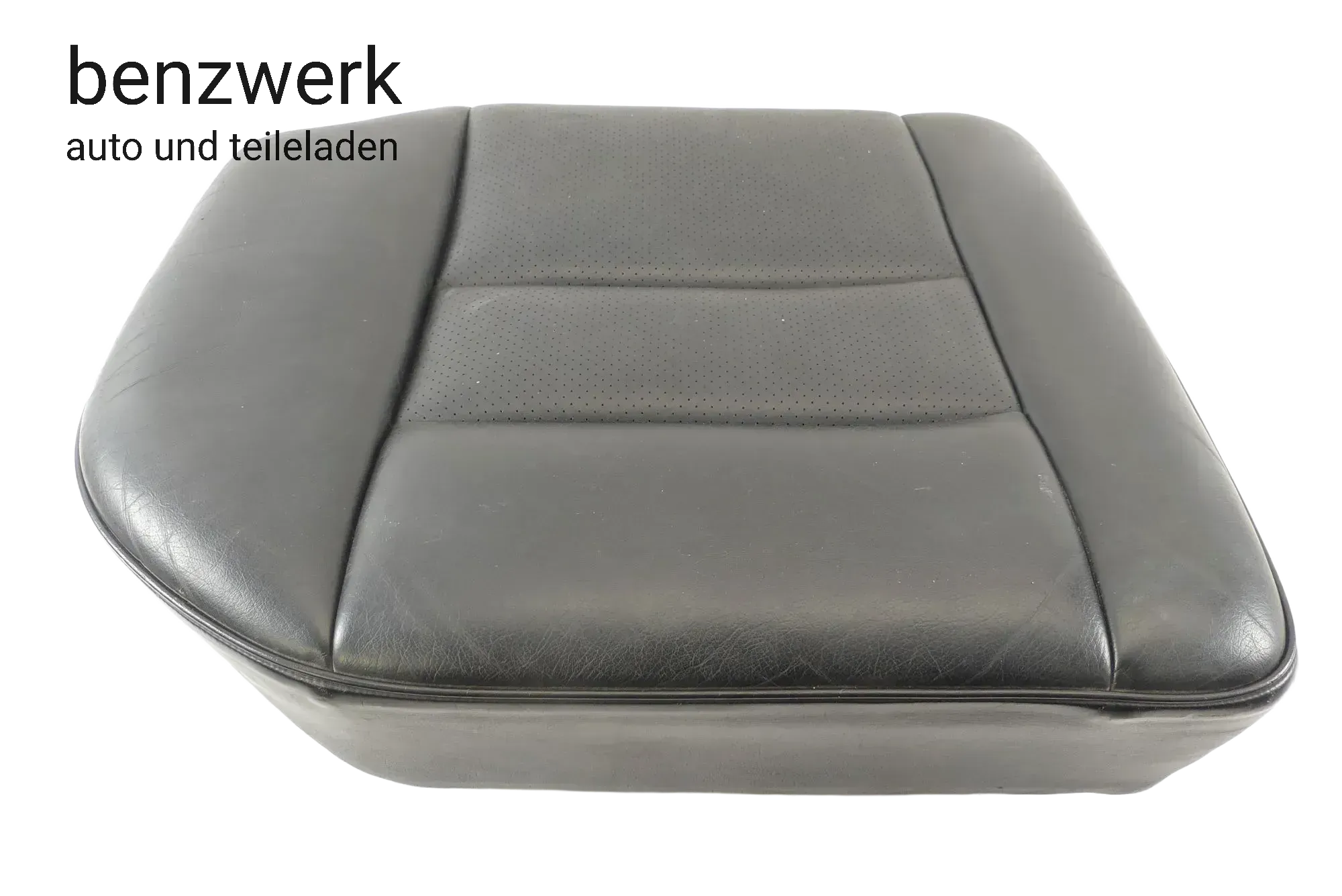 Mercedes W124 Kombi S124 Mopf Sitzfläche hinten rechts Leder schwarz ✔️ - Bild 1