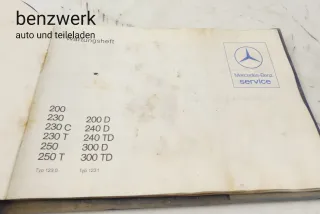 Mercedes W123 Diesel Serviceheft Checkheft Bordbuch 1235844693 ✔️ - Bild 3