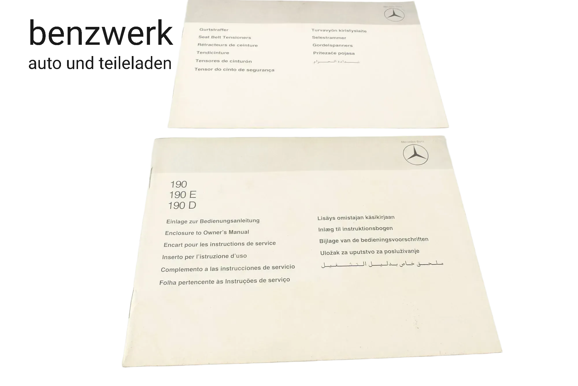Mercedes W201 190 Betriebsanleitung Bedienungsanleitung 2045844196 201584096✔ - Bild 1