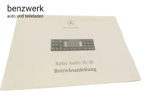 Mercedes Radio Audio 10/30 Bedienungsanleitung Betriebsanleitung 1705846482 ✔️