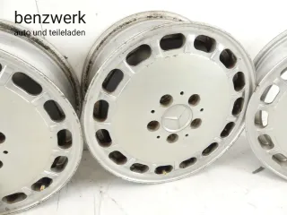 Mercedes W124 4x Alufelge Gullideckel 6,5x15 ET49 ORIGINAL 1244001802 ✔️ - Bild 4