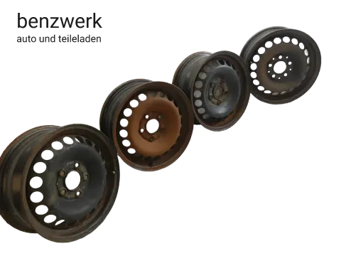Mercedes W169 W245 4x Stahlfelge 6x15 ET44 1694000402 KROMAG 8245 ✔️