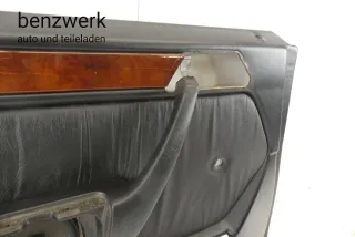 Mercedes W124 S124 Mopf Türverkleidung Leder schwarz hinten links ✔️ - Bild 3