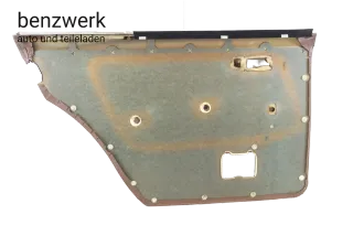 Mercedes W123 1.Serie 280 Türverkleidung hinten rechts braun tabak Stoff Rhombe - Bild 7