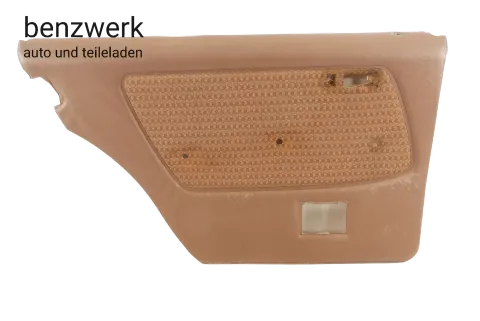 Mercedes W123 1.Serie 280 Türverkleidung hinten links braun tabak Stoff Rhombe