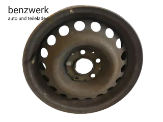 Mercedes W124 W201 1x Felge Stahlfelge 6x15 ET49 1244000602 - Bild 1