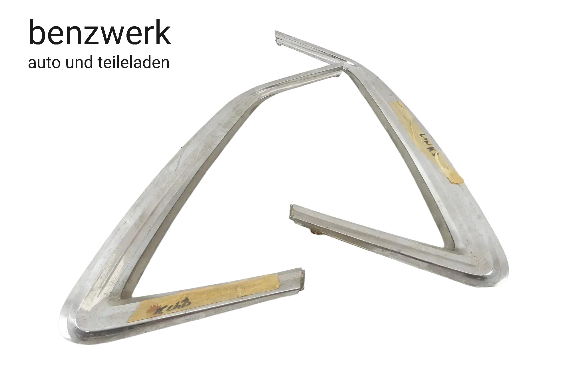 Mercedes W107 SLC C107 2x Einfassung Fenster C-Säule 1076980289 1076980189 ✔️ - Bild 1