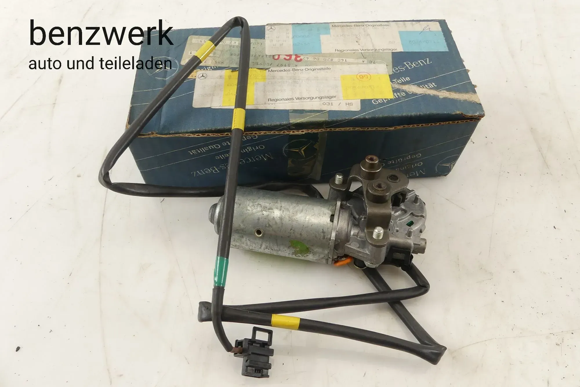 Mercedes W140 Motor Sitzlehnenverstellung rechts NEU NOS ORIGINAL 1408200642 ✔️ - Bild 1