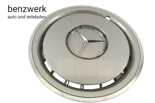 Mercedes W201 W124 1x Radkappe 15 Zoll Chromrand ORIGINAL 1244010924 ✔️ - Bild 1
