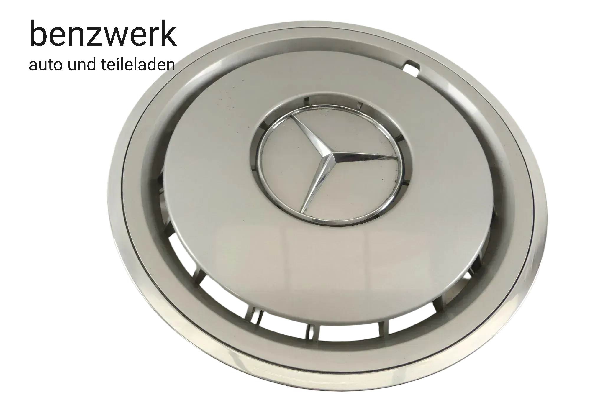Mercedes W201 W124 1x Radkappe 15 Zoll Chromrand ORIGINAL 1244010924 ✔️ - Bild 1