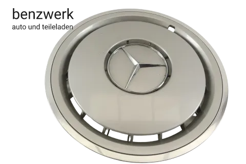 Mercedes W201 W124 1x Radkappe 15 Zoll Chromrand ORIGINAL 1244010924 ✔️