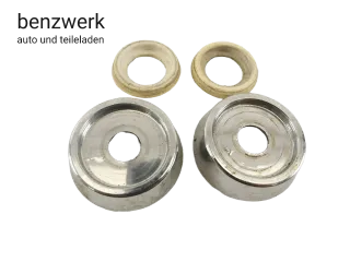 Mercedes SL R107 2x Rosette Fensterkurbel verchromt ORIGINAL 1077680003 ✔️ - Bild 1