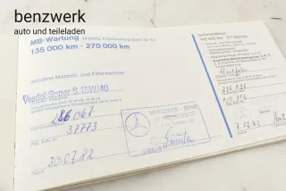 Mercedes W123 R107 W116 Serviceheft Checkheft Bordbuch 1235848995 ✔️ - Bild 8