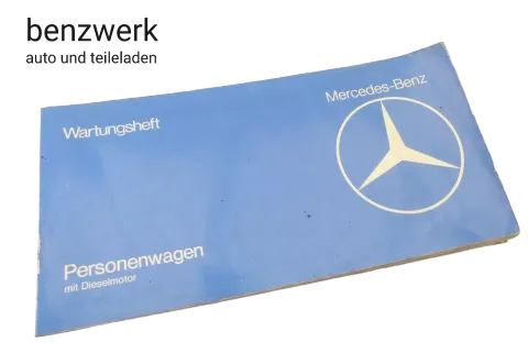 Mercedes W123 Diesel Serviceheft Checkheft Bordbuch 1235847995 ✔️