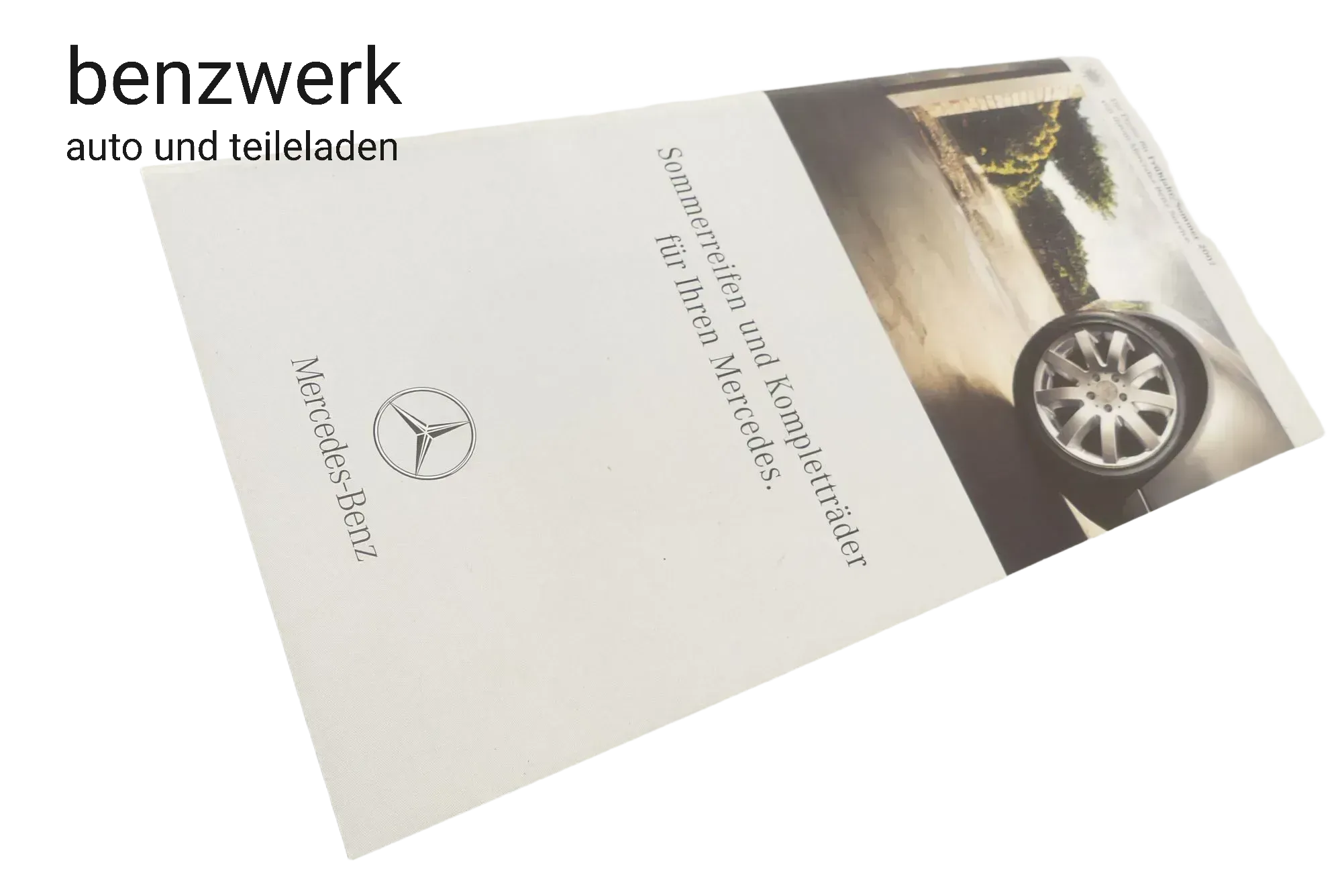 Mercedes Faltblatt Prospekt Sommerreifen Kompletträder 2007✔️ - Bild 1