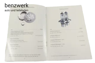 Merceses W201 190 Broschüre Faltblatt Sparbuch Originalteile ✔️ - Bild 4