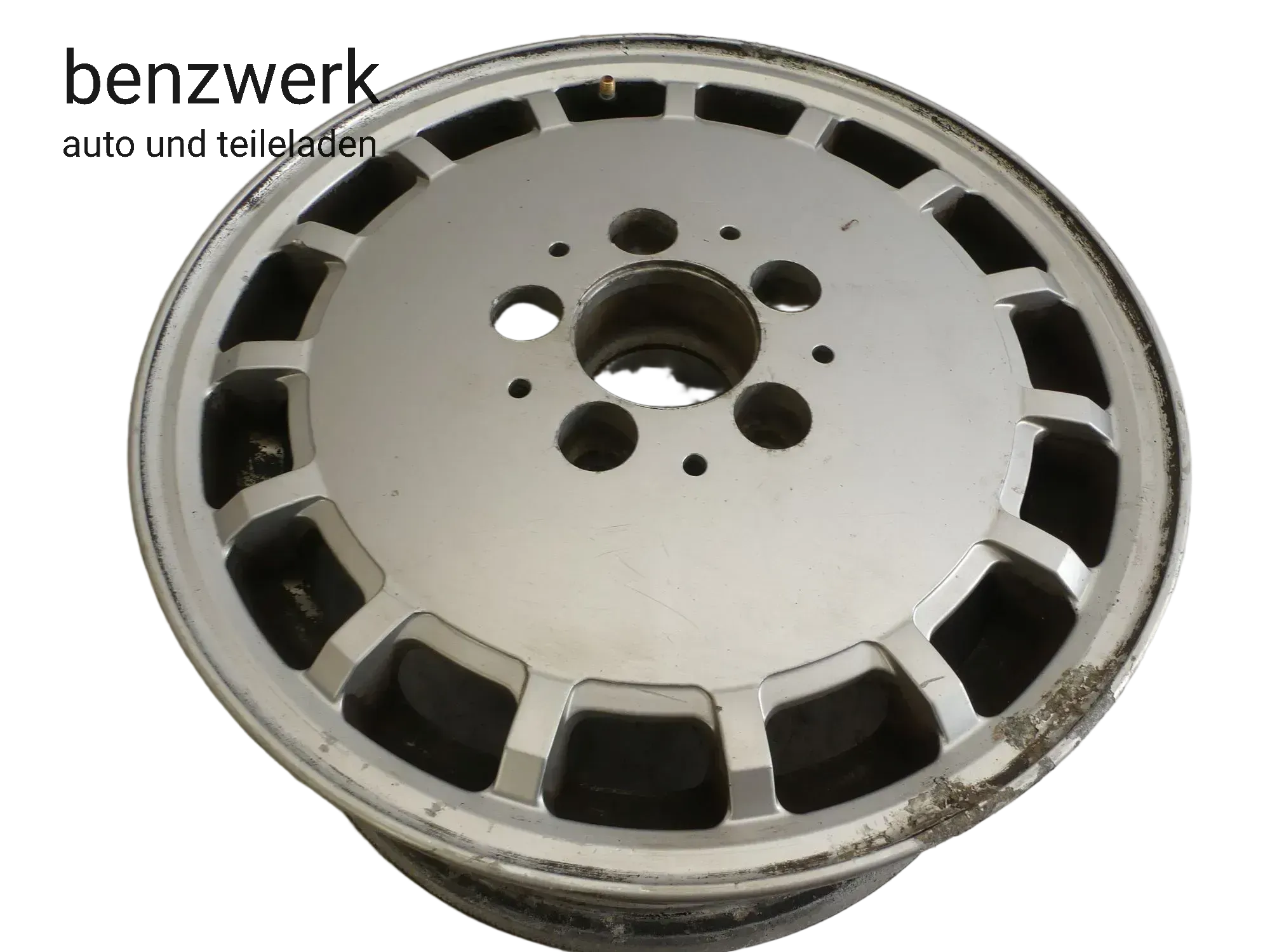 Mercedes W124 1x Alufelge Gullideckel 6,5Jx15 ET48 ORIGINAL 1244010802 - Bild 1